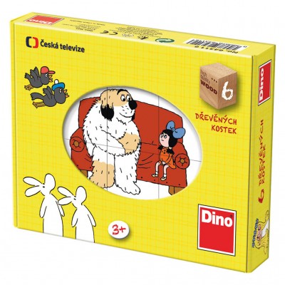 Dino-64311 Puzzle Cubes - Contes