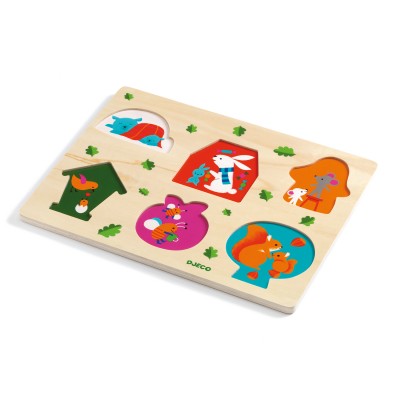 Puzzle Djeco-01064 Maison Coucou