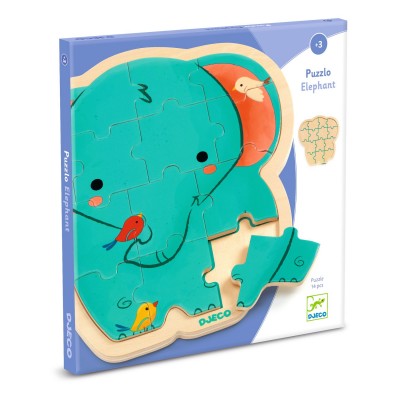 Puzzle Djeco-01823 Puzzlo Elephant