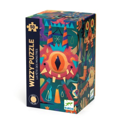 Puzzle Djeco-07020 Pièces XXL - La Fête des Monstres