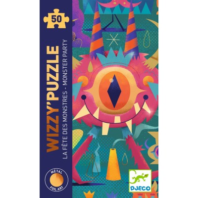 Puzzle Djeco-07020 Pièces XXL - La Fête des Monstres