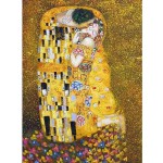 Puzzle  Dtoys-66923 Klimt Gustav - Le baiser (détail)