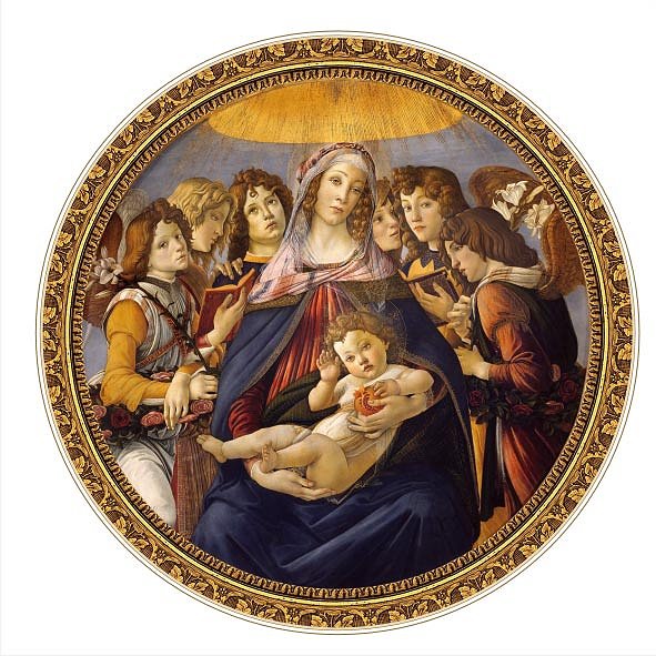 Puzzle Dtoys-66985 Botticelli Sandro - Madonna della Melagra