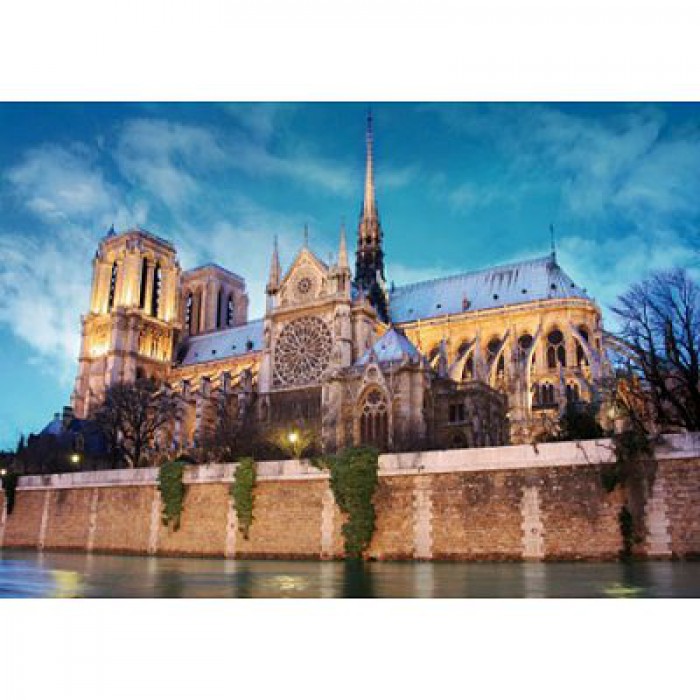 Puzzle  DToys-69337 Cathédrale Notre-Dame de Paris, France