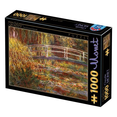 Puzzle DToys-69658 Monet Claude - Le pont japonais