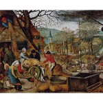 Puzzle  DToys-70012 Brueghel Pieter le jeune - Automne