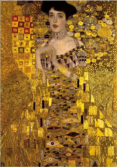 Puzzle Dtoys-70128 Klimt Gustav - Adele Bloch-Bauer I (détail)