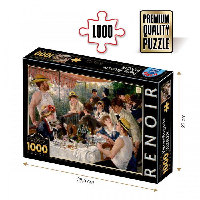 Puzzle DToys-70272 Auguste Renoir - Déjeuner des Canotiers
