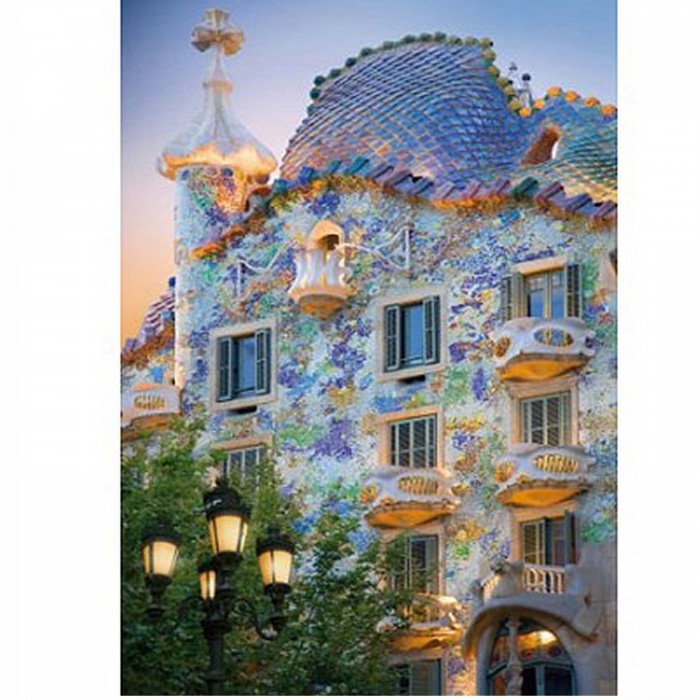 Puzzle  DToys-70357 Espagne - Barcelone : Casa Batllo