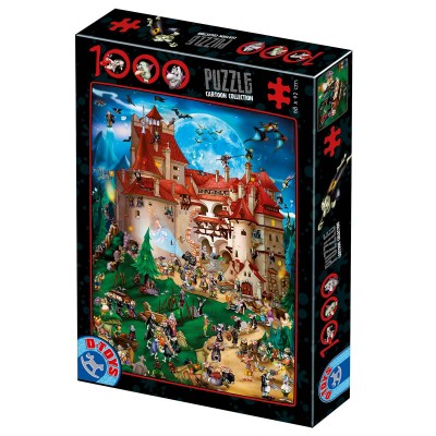 Puzzle DToys-70852 Cartoon Collection - Vampire Party