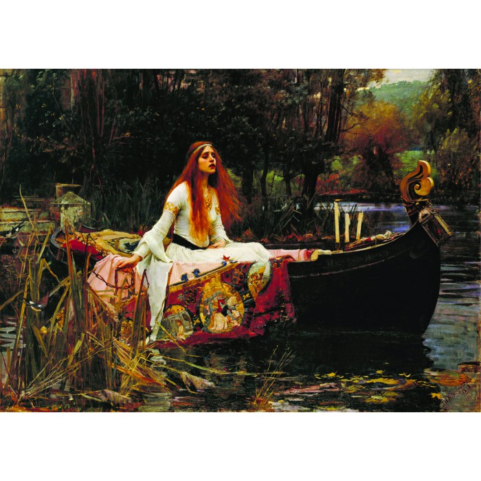 Puzzle  Dtoys-72757 Waterhouse John William : The Lady of Shalott