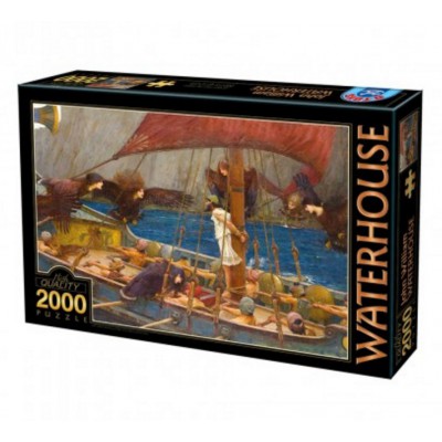 Puzzle Dtoys-72917 Waterhouse John William : Ulysse et les Sirènes, 1891