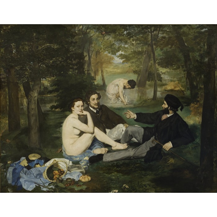 Manet Édouard : Le Déjeuner sur l'Herbe, 1862