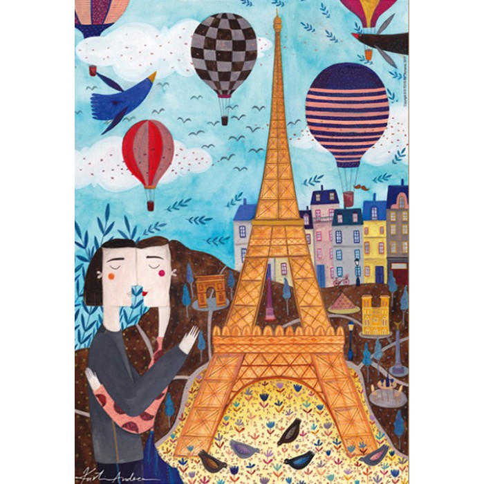 Puzzle  Dtoys-73730 Kurti Andi - Paris