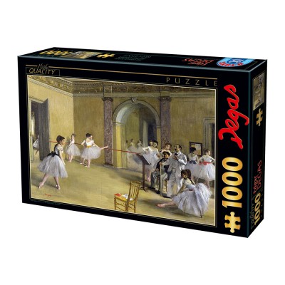 Puzzle Dtoys-74515 Edgar Degas - Foyer de la Danse à l'Opéra de la Rue Le Peletier