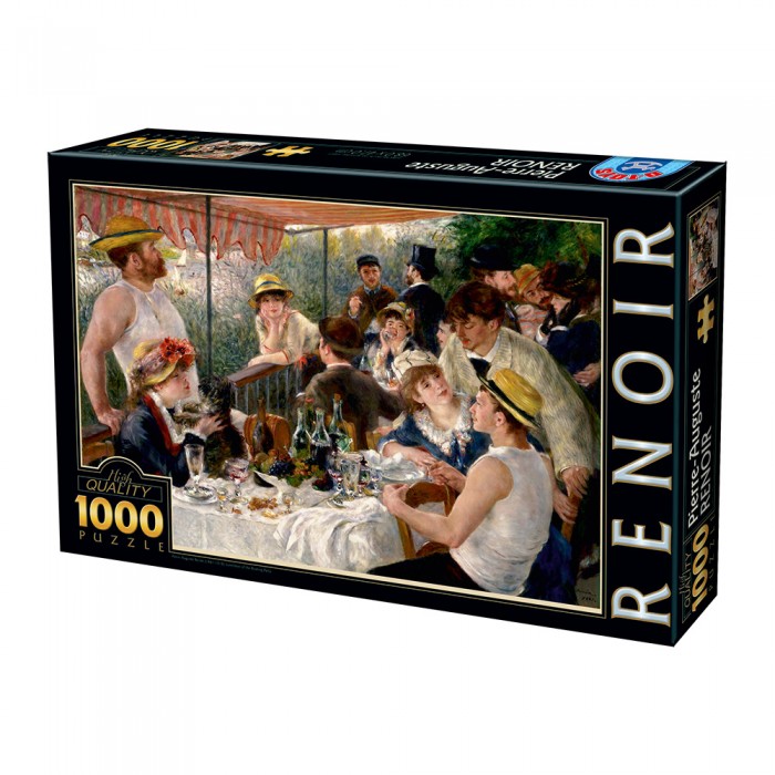 Puzzle Dtoys-74584 Auguste Renoir - Déjeuner des Canotiers