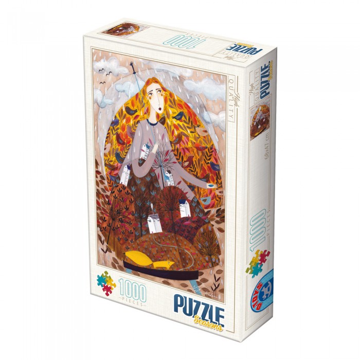 Puzzle Dtoys-74652 Andrea Kürti - Automne