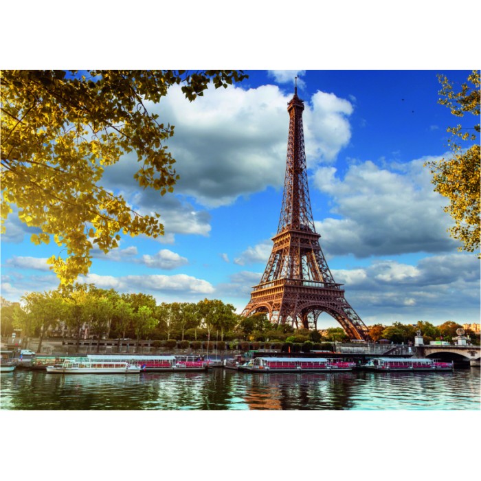 Puzzle  Dtoys-74805 La Tour Eiffel, Paris