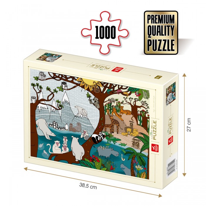 Puzzle Dtoys-76410 Nature - Été et Hiver