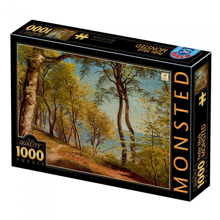 Puzzle  Dtoys-77417 Peder Mørk Mønsted - Birch Trees at a Coast