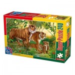 Puzzle   Animaux Sauvages - Tigres