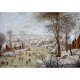 Brueghel Le Jeune - Winterlandscape with a Bird Traps