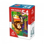  Mini Puzzle : Le lion et le singe