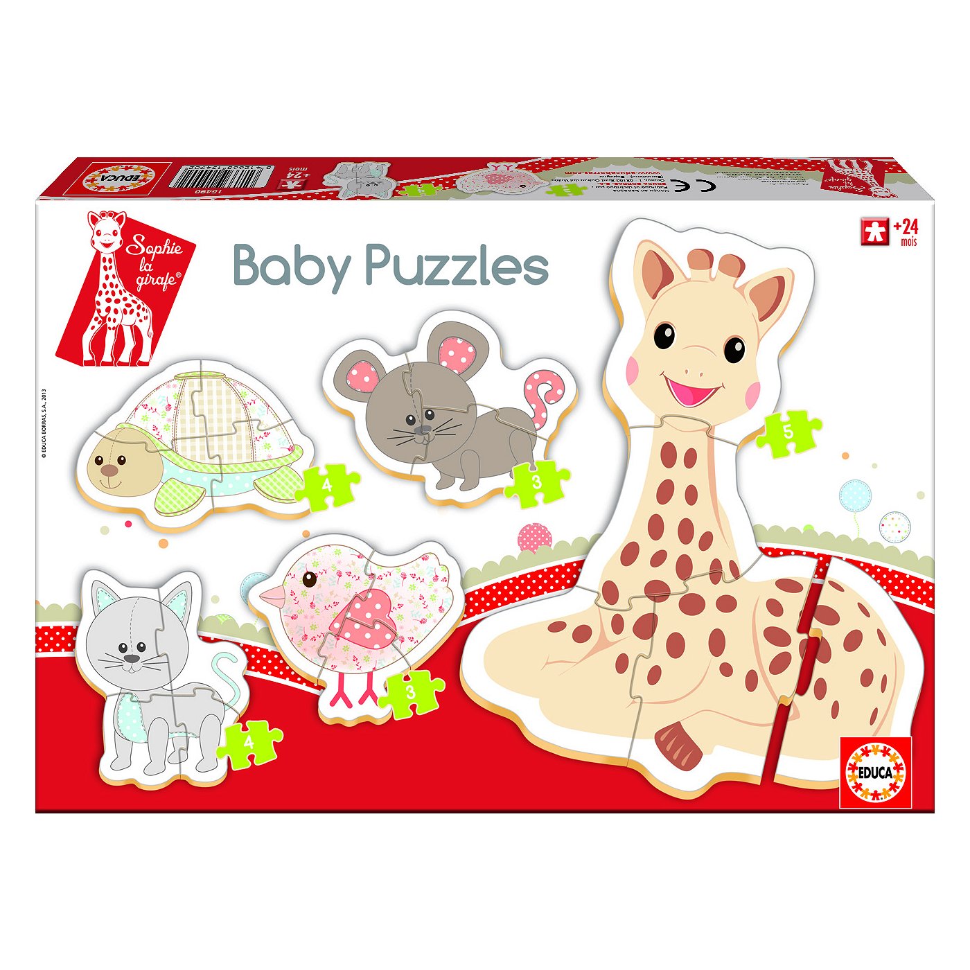Baby Puzzles Animaux - Educa Borras