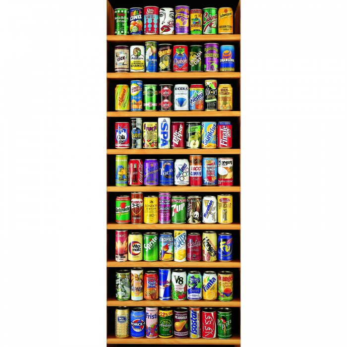 Educa-11053 Puzzle Vertical - Canettes