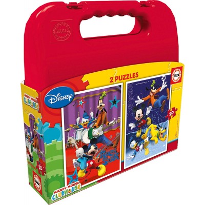 Educa-16510 2 Puzzles - Mickey Mouse