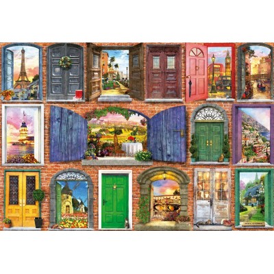 Puzzle Educa-17118 Doors of Europe