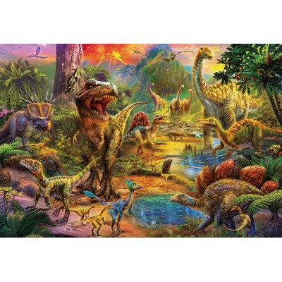 Puzzle Educa-17655 Dinosaures