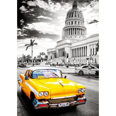 Puzzle Educa-17690 Taxi à la Havane, Cuba