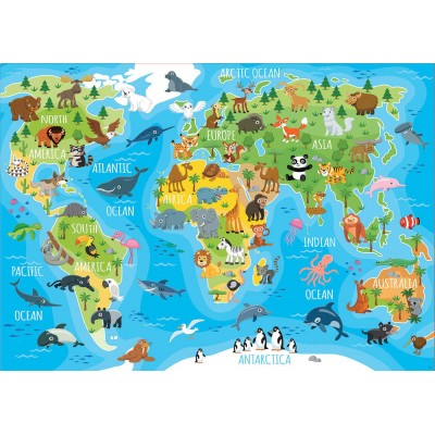 Puzzle Educa-18115 World Map