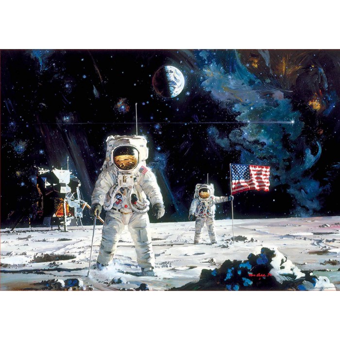 Puzzle Educa-18459 First Men on the Moon