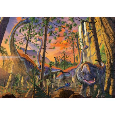 Puzzle Educa-19001 Dinosaures