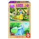 2 Puzzles en Bois - Princesses Disney : Blanche-Neige et Cendrillon