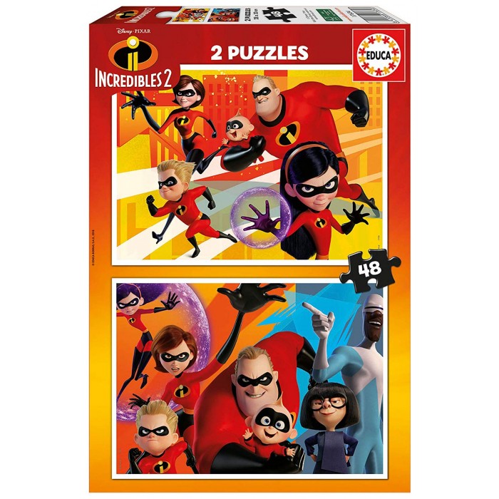   2 Puzzles - Incredibles 2