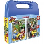   2 Puzzles - Mickey Roadster Racers