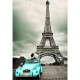Embrassade sous la Tour Eiffel, Paris