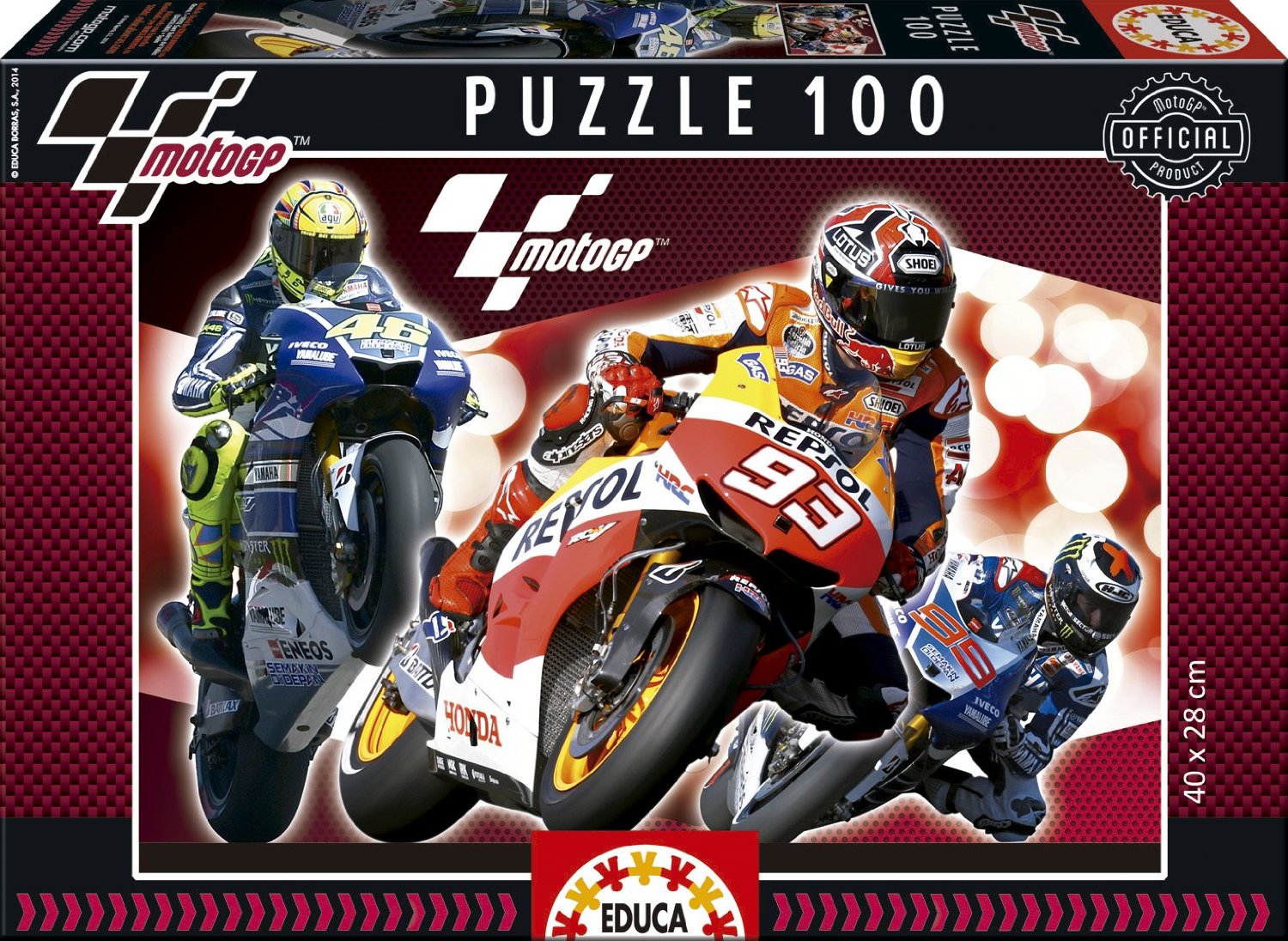 Puzzle Moto Grand Prix Educa-15903 100 pièces Puzzles - Voitures, Motos et  Camions - /Planet'Puzzles
