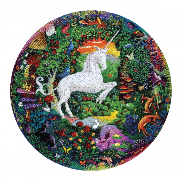 Puzzle eeBoo-50725 JARDIN DE LICORNE