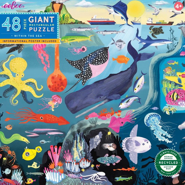 Puzzle  eeBoo-51189 Dans la Mer