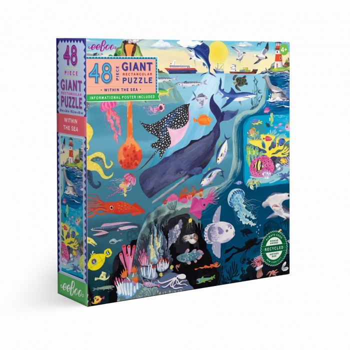 Puzzle  eeBoo-51189 Dans la Mer