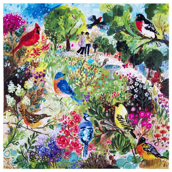 Puzzle eeBoo-51249 Birds In The Park