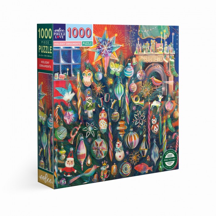 Puzzle  eeBoo-51498 Holiday Ornaments