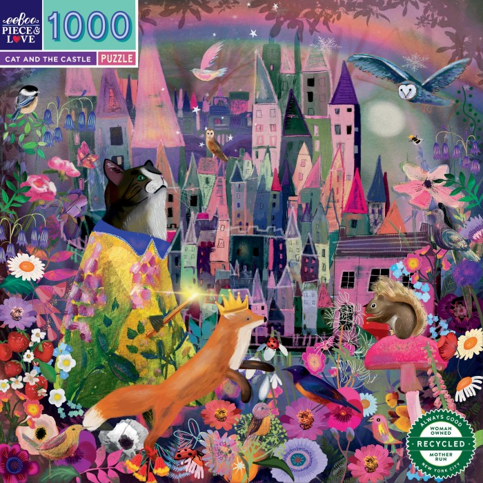 Puzzle Eeboo-51590 Cat And The Castle