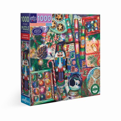 Puzzle eeBoo-52096 Décoration de Noël