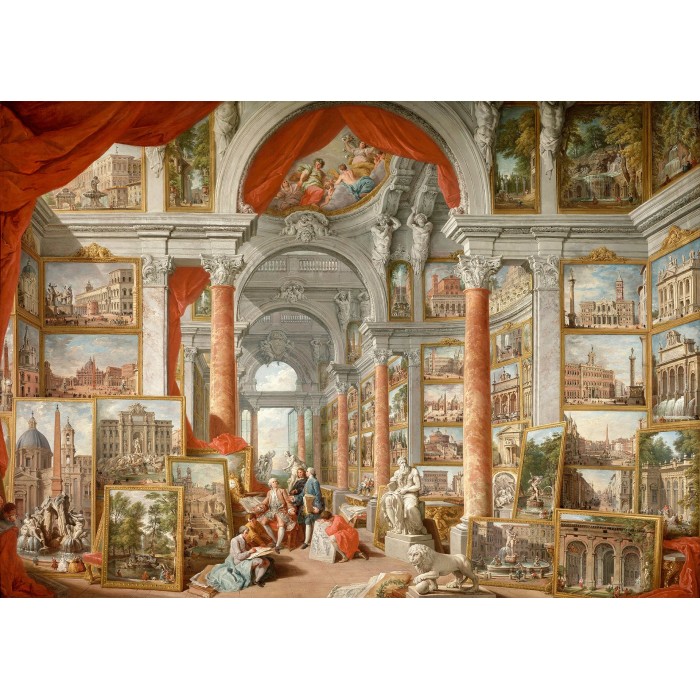 Puzzle  Enjoy-Puzzle-1119 Paolo Panini : vues de la Rome moderne