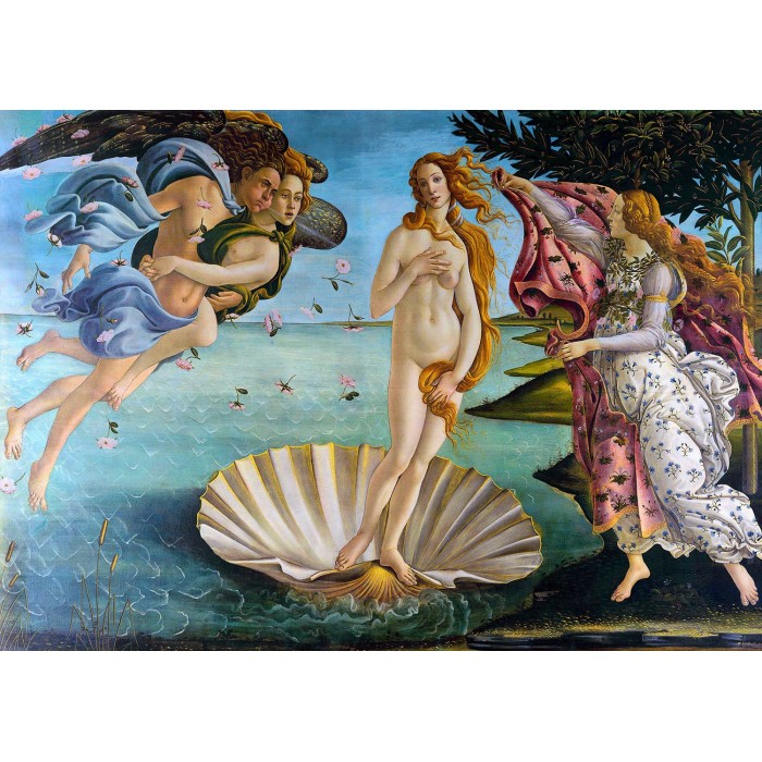 Puzzle  Enjoy-Puzzle-1194 Sandro Botticelli : La Naissance de Vénus